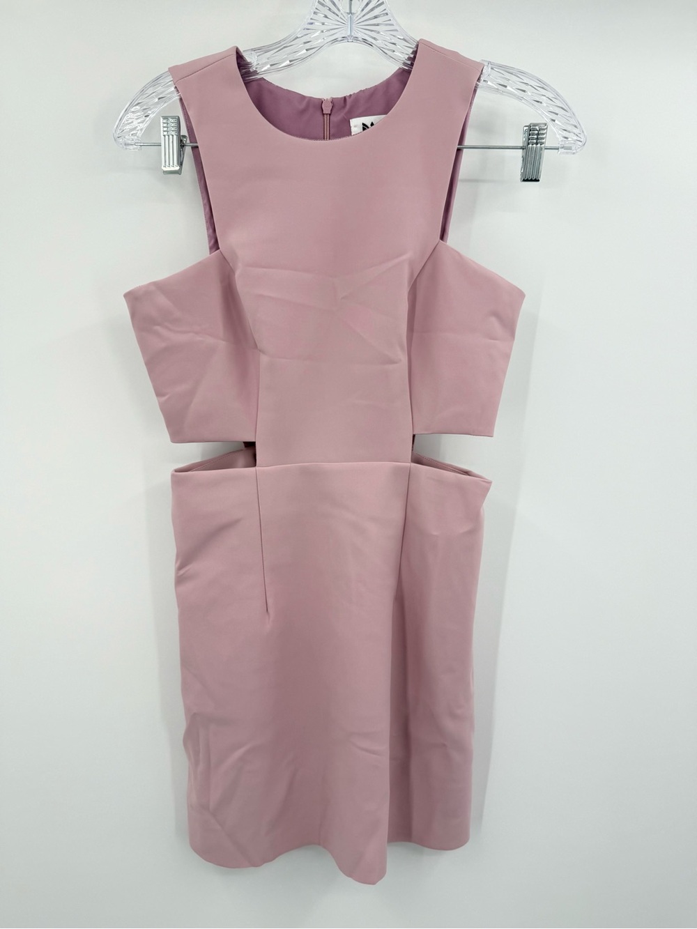 Milly Minis Cady Hazel Cut Out Mini Dress Dusty Rose Size 16